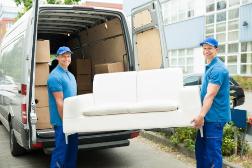 Local man with van helping with a residential move in Elmpark
