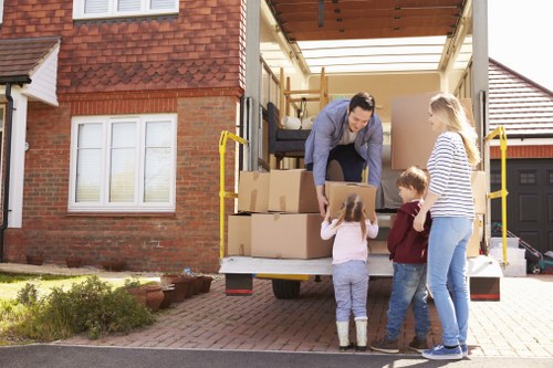 Man with a van service helping with a local move in Elmpark
