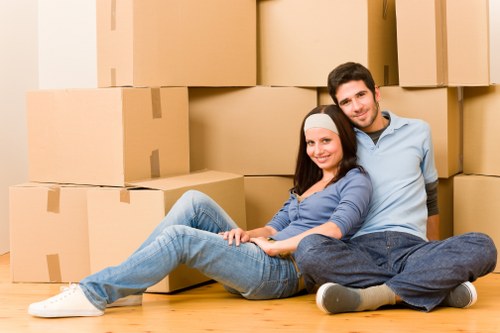 Prepared moving truck for local relocation in Elmpark