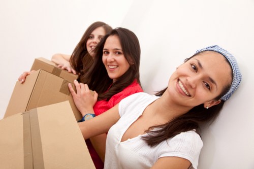 Local removals team handling a move with care in Elmpark
